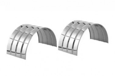 Image of FENDER, SINGLE AXLE, 3 RIB, 161/2" WHEEL, ALUMINUM, 60", PAIR from Betts HD. Part number: AR100-60
