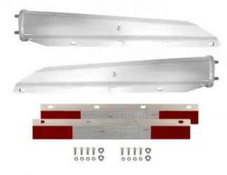 Image of KIT  STRAIGHT, SLASH CUT, TAPERED, SPRING LOADED, 30.00, STAINLESS STEEL, WITH CONSPICUITY STRIP from Betts HD. Part number: B803000RTSK