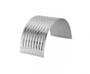 Image of FENDER, SINGLE AXLE, CORRUGATED, GALVANIZED, 50", INDIVIDUAL from Betts HD. Part number: G200-50-1