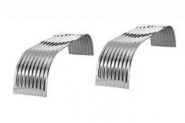 Image of FENDER, FULL TANDEM, CORRUGATED, GALVANIZED, 126", PAIR from Betts HD. Part number: G400-126