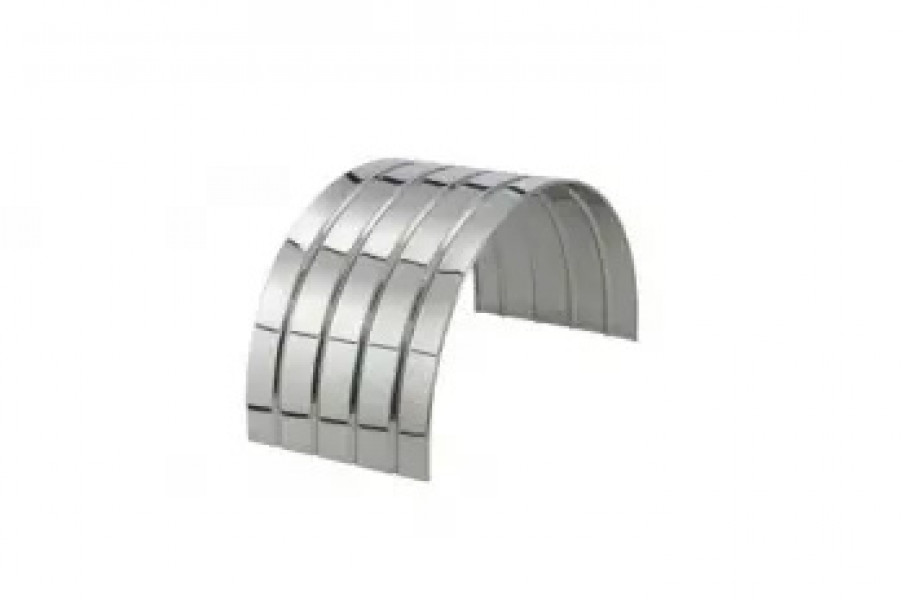Image of FENDER, SINGLE AXLE, 4 RIB, GALVANIZED, 60", INDIVIDUAL from Betts HD. Part number: GR200-60-1
