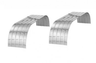 Image of FENDER, FULL TANDEM, 4 RIB, GALVANIZED, 120", PAIR from Betts HD. Part number: GR400-120