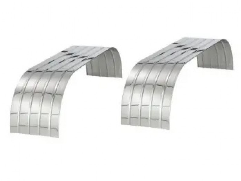 Image of FENDER, FULL TANDEM, 4 RIB, GALVANIZED, 126", PAIR from Betts HD. Part number: GR400-126