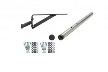Image of KITHALF TANDEM, STAINLESS, PREDRILLED, 30.0" TUBE, .625" HOLE, CARRIAGE BOLTS (5), INDIVIDUAL from Betts HD. Part number: H3362PS
