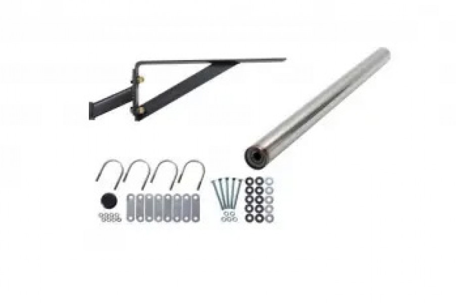 Image of KITHALF TANDEM, GALVANIZED, UNDRILLED, 30.0" TUBE, .625" HOLE, UBOLTS (4), INDIVIDUAL from Betts HD. Part number: H3364UG