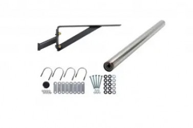 Image of KITHALF TANDEM, GALVANIZED, UNDRILLED, 30.0" TUBE, .625" HOLE, UBOLTS (4), INDIVIDUAL from Betts HD. Part number: H3364UG
