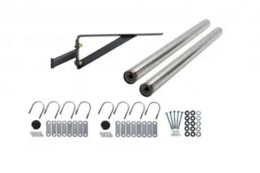 Image of KITFULL TANDEM, STAINLESS, UNDRILLED, 30.0" TUBE, .625" HOLE, UBOLTS (4), INDIVIDUAL from Betts HD. Part number: H4364US