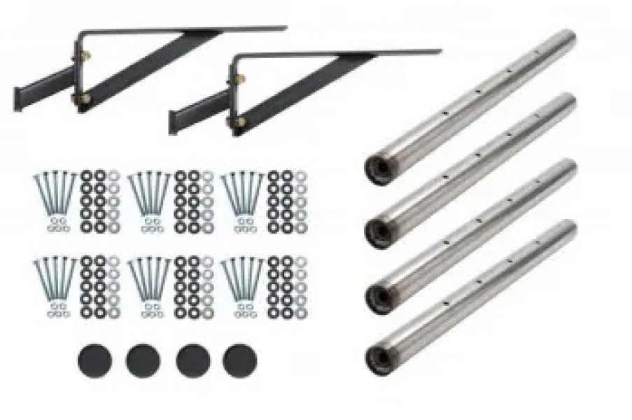 Image of KITFULL TANDEM, STAINLESS, PREDRILLED, 30.0" TUBE, .750" HOLE, CARRIAGE BOLTS (5) from Betts HD. Part number: K4372PS