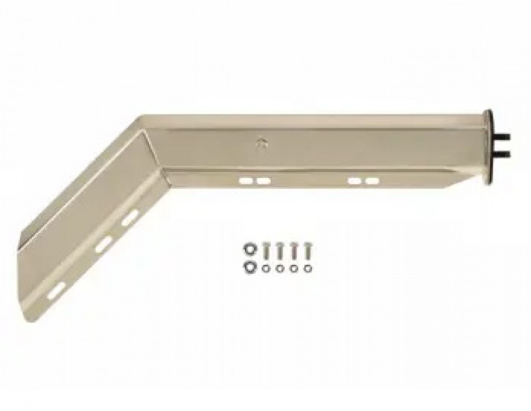 Image of HANGER, ANGLED, SPRING LOADED, UNHANDED, 30.25, STAINLESS STEEL, W/O CONSPICUITY TAPE from Betts HD. Part number: M673025NTSU
