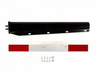 Image of HANGER, STRAIGHT, TAPERED, SPRING LOADED, UNHANDED, 33.50, 1.125 CENTERS, POWDER COATED, WITH CONSPICUITY STRIP from Betts HD. Part number: M713350RTBU