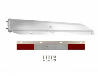 Image of HANGER, STRAIGHT, SLASH CUT, TAPERED, SPRING LOADED, UNHANDED, 30.00, STAINLESS STEEL, WITH CONSPICUITY STRIP from Betts HD. Part number: M803000RTSU
