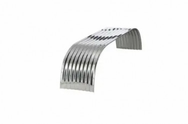 Image of FENDER, FULL TANDEM, CORRUGATED, STAINLESS, 126", INDIVIDUAL from Betts HD. Part number: MS400-126-1