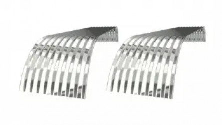Image of FENDER, TRI AXLE, CORRUGATED, STAINLESS, 160", PAIR from Betts HD. Part number: MS500-160