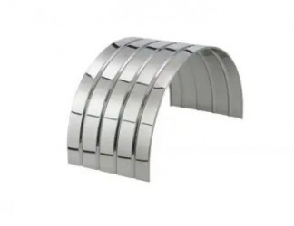 Image of FENDER, SINGLE AXLE, 4 RIB, STAINLESS, 60", INDIVIDUAL from Betts HD. Part number: SR200-60-1