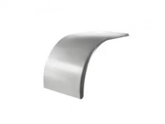 Image of FENDER, HALF TANDEM, SMOOTH, RADIUSED, STAINLESS, 16 GAUGE, 66", INDIVIDUAL from Betts HD. Part number: TSB3902700