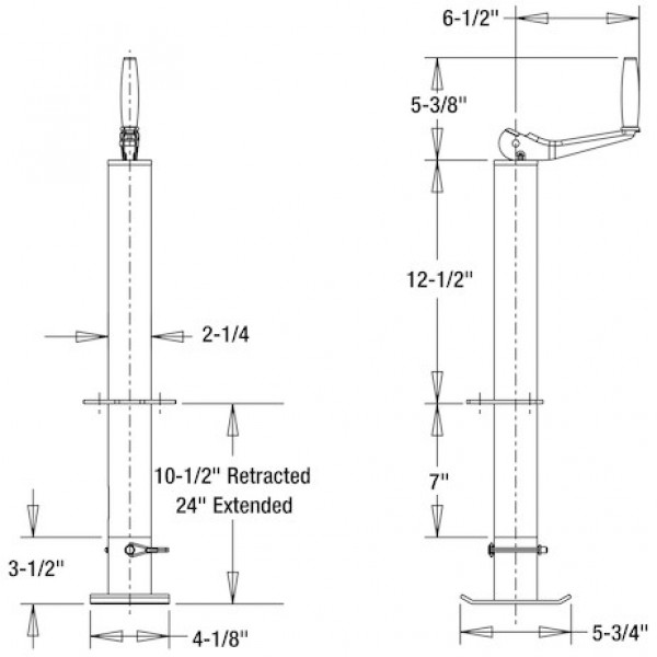 Image of A-Frame Jack - 2, 000 Pound Capacity from Buyers Products. Part number: 0091260