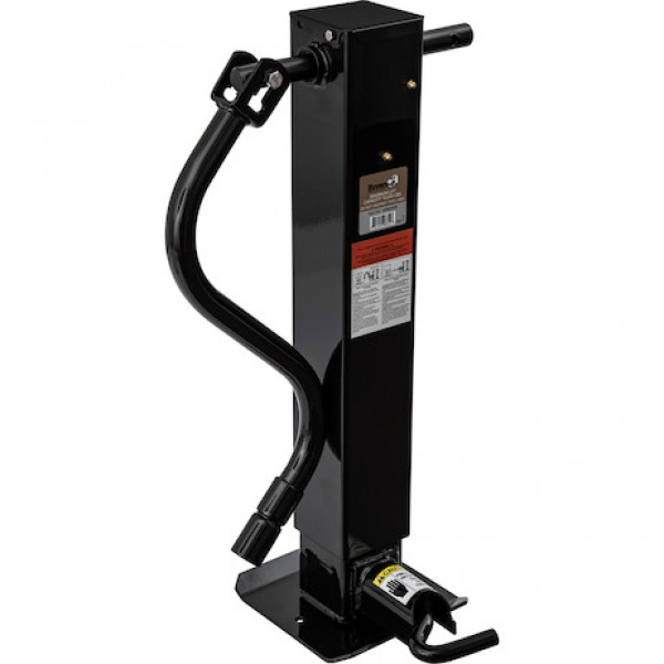 Image of 12 Inch Heavy-Duty Front Pin 4 Inch Square Jack with Handle from Buyers Products. Part number: 0091415H