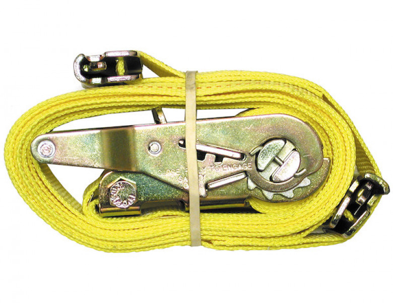 Image of 2 Inch by 12 Foot E-Track Ratchet Tie Down from Buyers Products. Part number: 01075