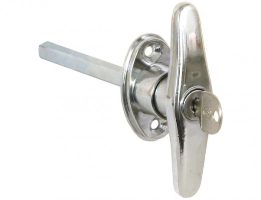 Image of Individually Packaged B2392L T-Type Locking Door Handle from Buyers Products. Part number: 04010