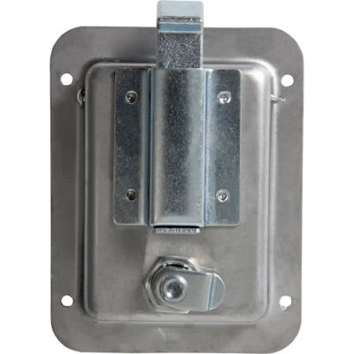 Image of L3885 Heavy-Duty Flush Mount Paddle Latch, packaged with bag & header card from Buyers Products. Part number: 04035