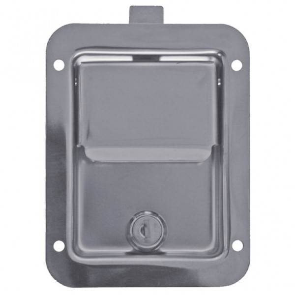 Image of L3885 Heavy-Duty Flush Mount Paddle Latch, packaged with bag & header card from Buyers Products. Part number: 04035