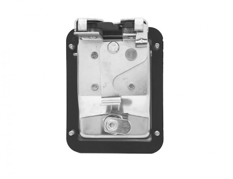 Image of L3885 Heavy-Duty Flush Mount Paddle Latch, packaged with bag & header card from Buyers Products. Part number: 04035