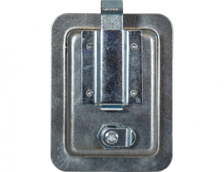 Image of L3885 Heavy-Duty Flush Mount Paddle Latch, packaged with bag & header card from Buyers Products. Part number: 04035