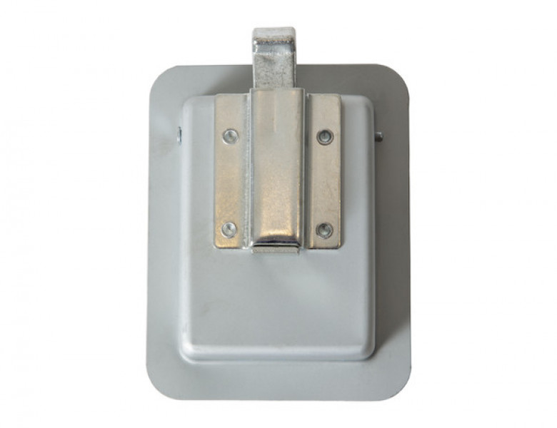 Image of L3885 Heavy-Duty Flush Mount Paddle Latch, packaged with bag & header card from Buyers Products. Part number: 04035