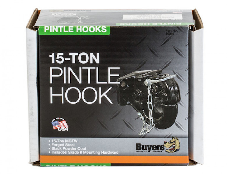 Image of 15 Ton Pintle Hook with Mounting Kit from Buyers Products. Part number: 10040