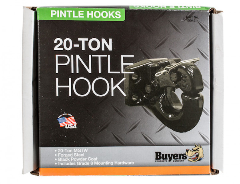 Image of 20 Ton Pintle Hook With Mounting Kit from Buyers Products. Part number: 10042