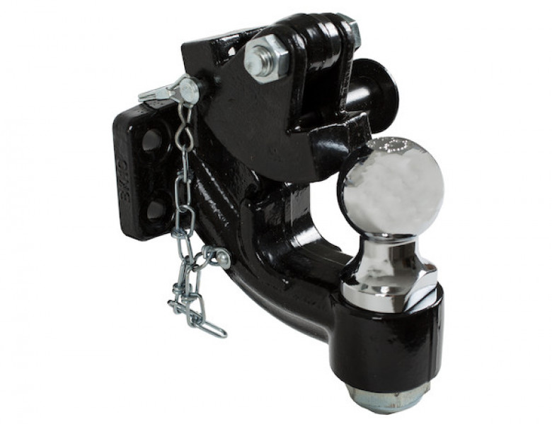 Image of 10 Ton Combination Hitch with Mounting Kit - 2 Inch Ball (BH10 Series) from Buyers Products. Part number: 10052