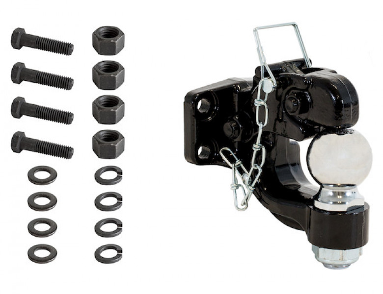 Image of 8 TON Combination Hitch With Mounting Kit 2-5/16 Inch Ball BH8 Series from Buyers Products. Part number: 10055