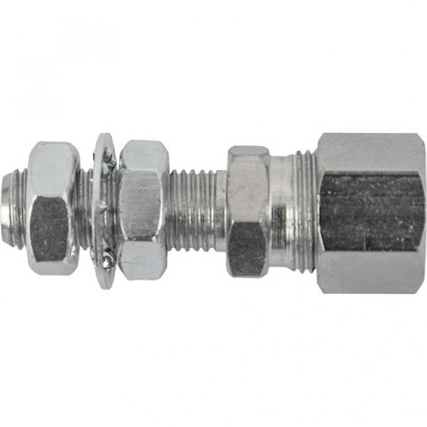 Image of 3/8 Inch-24 Thread Bulkhead Fitting from Buyers Products. Part number: 1238