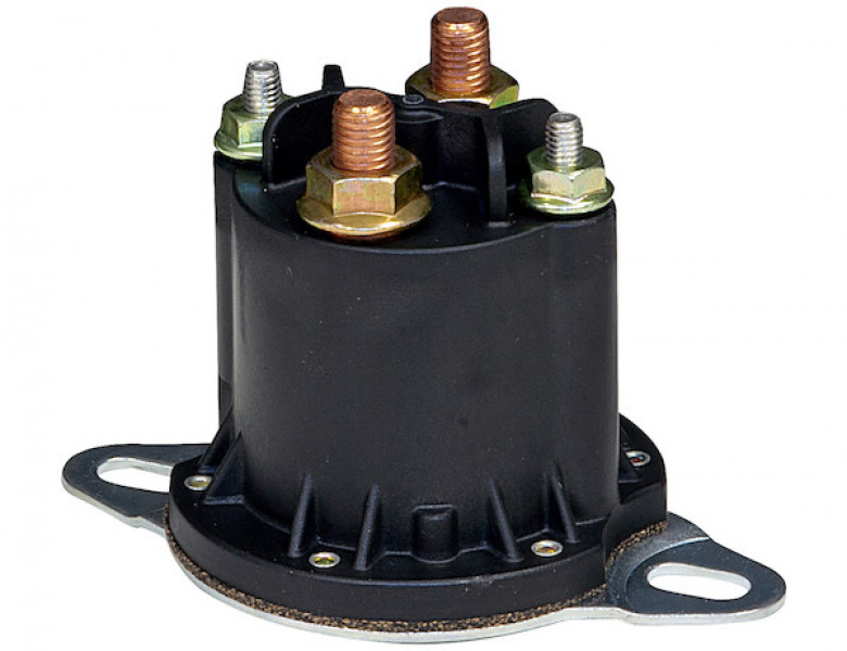 Image of 12 Volt Plastic Case Insulated Solenoid Continuous Duty Motor Relay from Buyers Products. Part number: 1306317