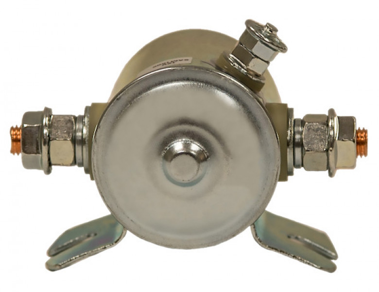 Image of Continuous Duty 12 Volt Steel Case Insulated Solenoid GND To Activate from Buyers Products. Part number: 1306505