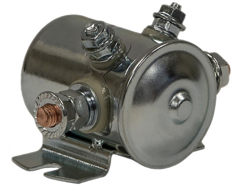 Image of 12 Volt Steel Case Insulated Solenoid from Buyers Products. Part number: 1306515