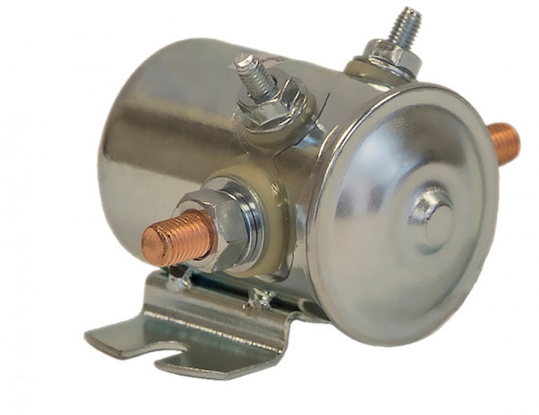 Image of 12 Volt Steel Case Insulated Solenoid from Buyers Products. Part number: 1306515