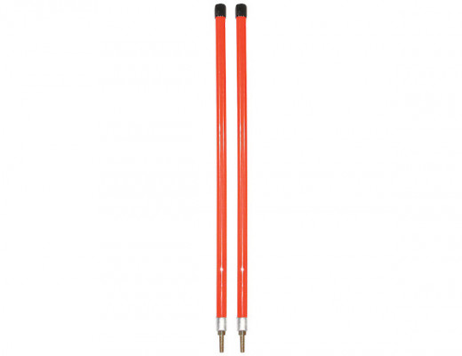 Image of 3/4 x 24 Inch Fluorescent Orange Bumper Marker Sight Rods with Hardware from Buyers Products. Part number: 1308103