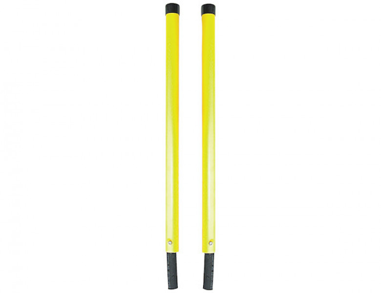 Image of 1-5/16 x 24 Inch Fluorescent Yellow Oversized Bumper Marker Sight Rods from Buyers Products. Part number: 1308150