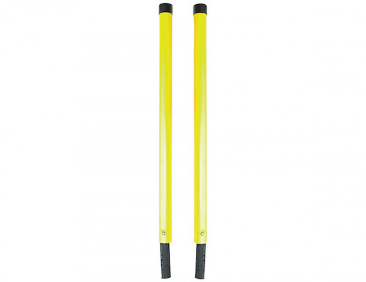 Image of 1-5/16 x 24 Inch Fluorescent Yellow Oversized Bumper Marker Sight Rods from Buyers Products. Part number: 1308150