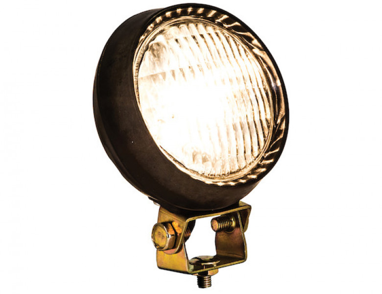 Image of 5 Inch Clear Round Incandescent Flood Light - Black Housing from Buyers Products. Part number: 1492100