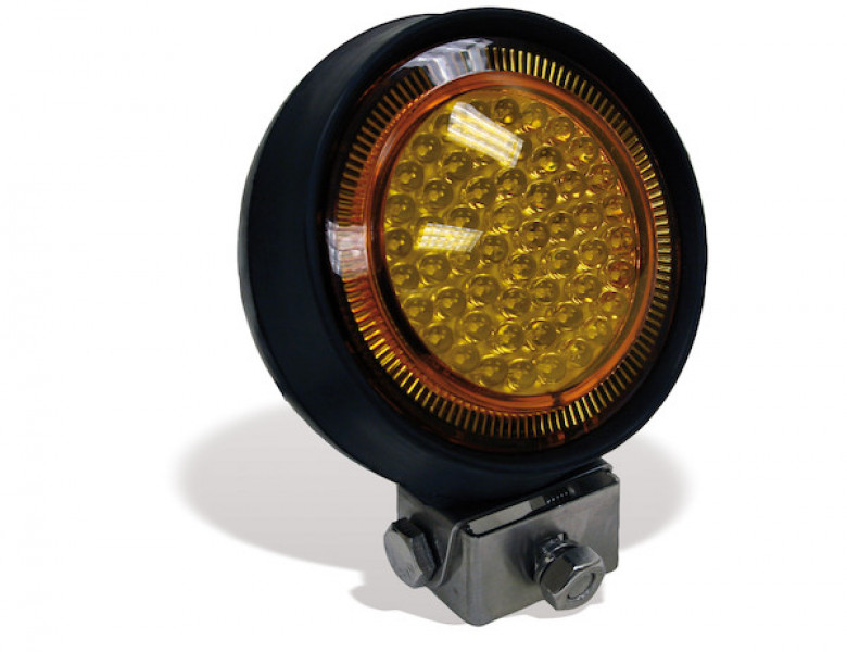 Image of 5 Inch Clear LED Sealed Rubber Flood Light from Buyers Products. Part number: 1492110