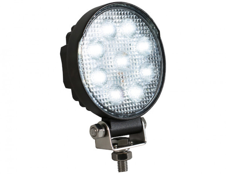 Image of 4 Inch Wide Round LED Clear Flood Light from Buyers Products. Part number: 1492114