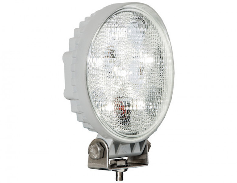 Image of 4.5 Inch Clear LED Flood Light with Black Housing from Buyers Products. Part number: 1492115