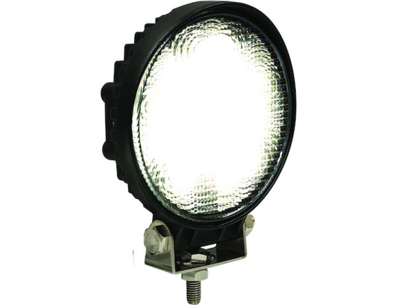 Image of 4.5 Inch Clear LED Flood Light with Black Housing from Buyers Products. Part number: 1492115