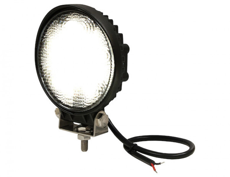 Image of 4.5 Inch Clear LED Flood Light with Black Housing from Buyers Products. Part number: 1492115