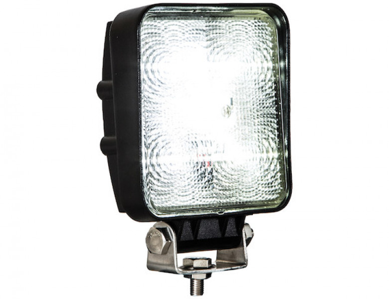 Image of 4 Inch Square LED Clear Flood Light from Buyers Products. Part number: 1492117