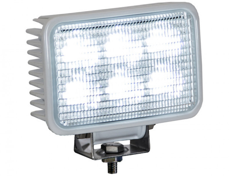 Image of 4 Inch by 6 Inch Rectangular LED Clear Flood Light from Buyers Products. Part number: 1492118