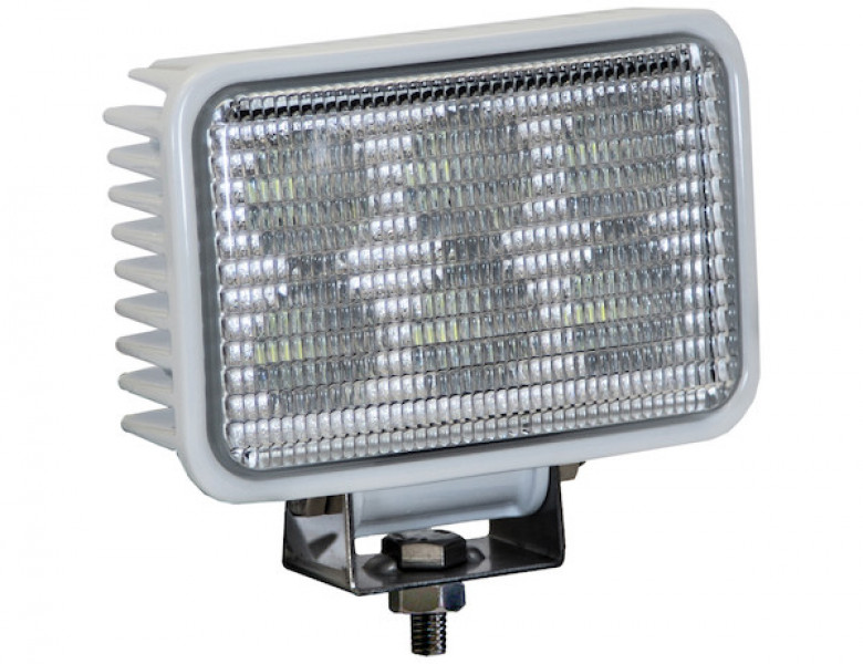 Image of 4 Inch by 6 Inch Rectangular LED Clear Flood Light from Buyers Products. Part number: 1492118