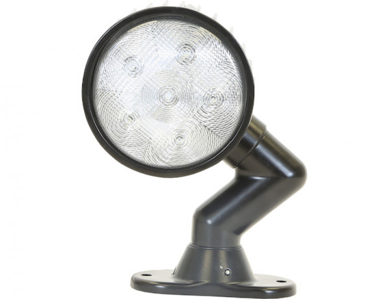 Image of 5 Inch LED Clear Articulating Flood Light from Buyers Products. Part number: 1492125